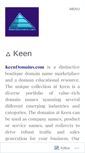 Mobile Screenshot of keendomains.com